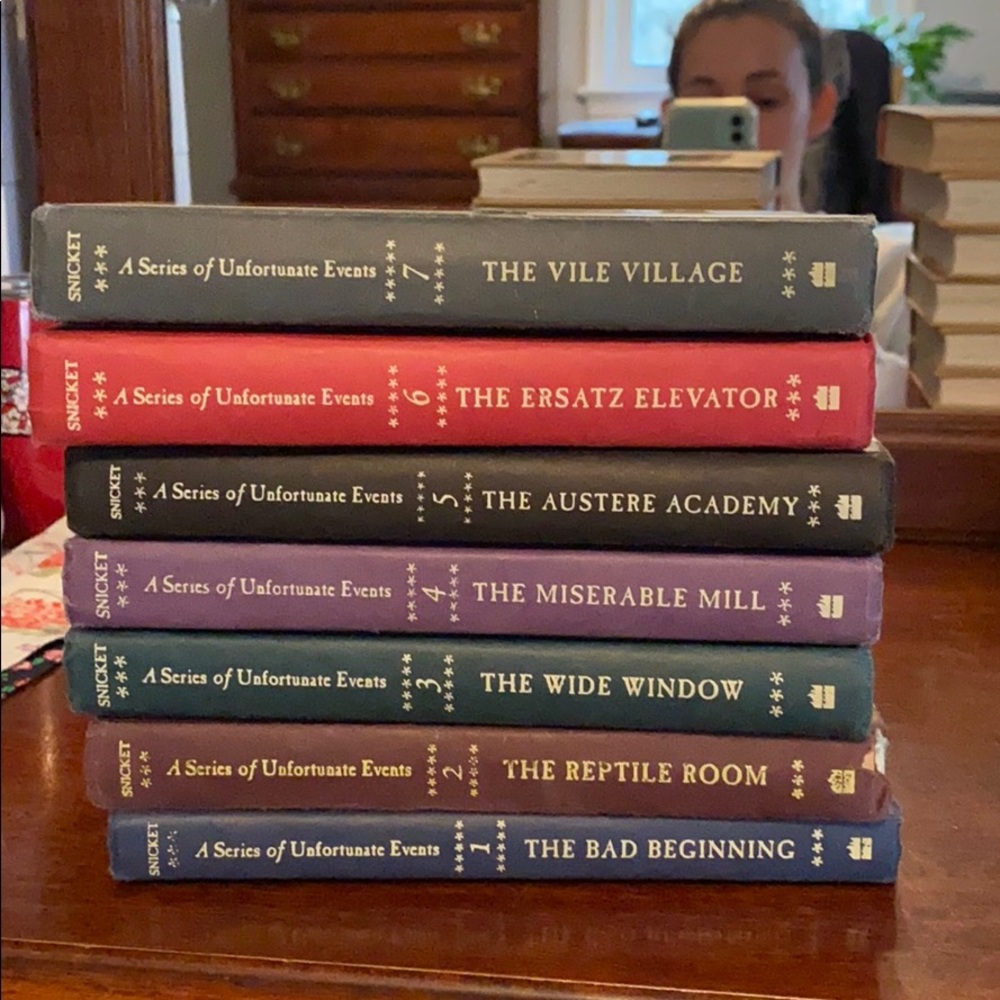 Series of unfortunate events books 1-7